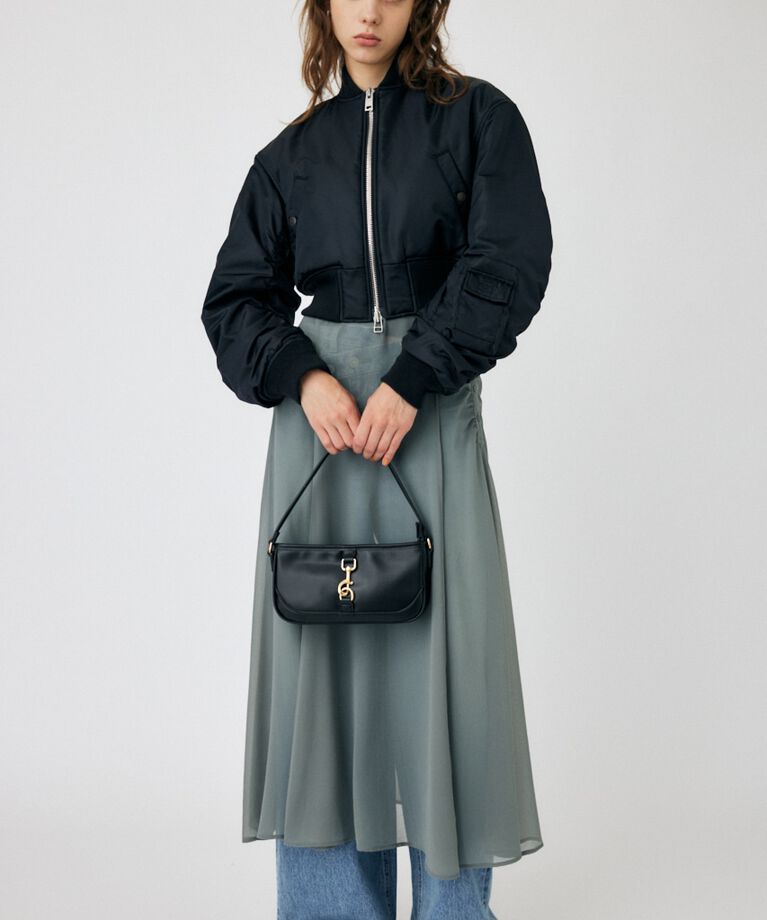MOUSSY「VOLUME CROPPED MA-1」|ブルゾン・スタジャン|
