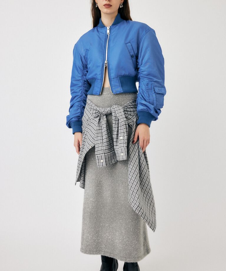 MOUSSY「VOLUME CROPPED MA-1」|ブルゾン・スタジャン|