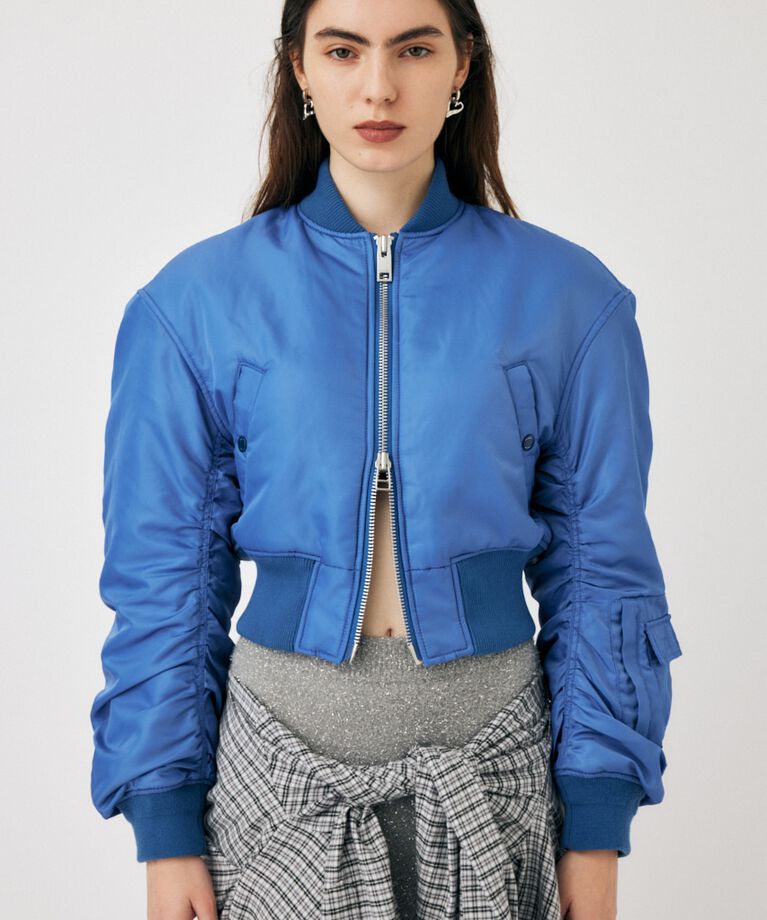 MOUSSY「VOLUME CROPPED MA-1」|ブルゾン・スタジャン|
