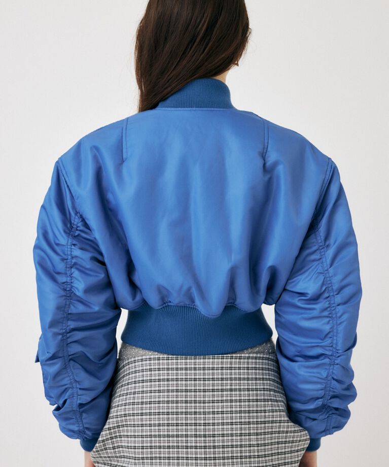 MOUSSY「VOLUME CROPPED MA-1」|ブルゾン・スタジャン|