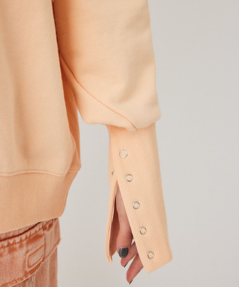 MOUSSY「BACK GATHER LOOSE スウェット」|パーカー|
