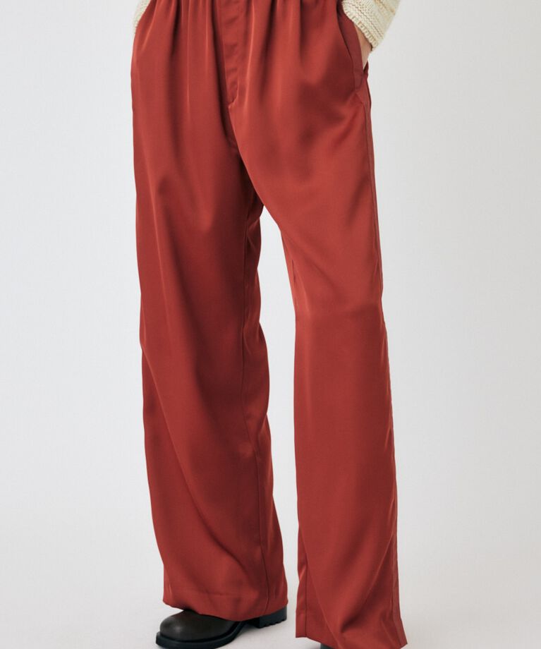 MOUSSY「SATIN  LINE パンツ」|その他|