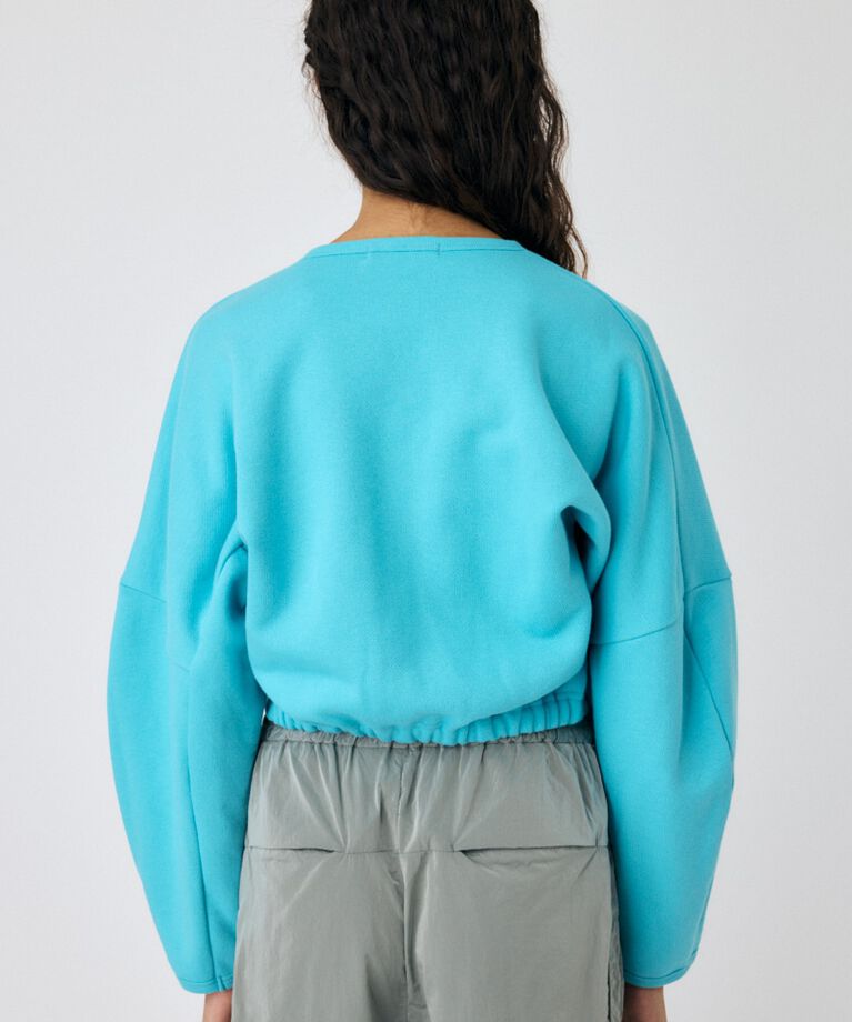 MOUSSY「CURVE SLEEVE TERRY カーディガン」|カーディガン|