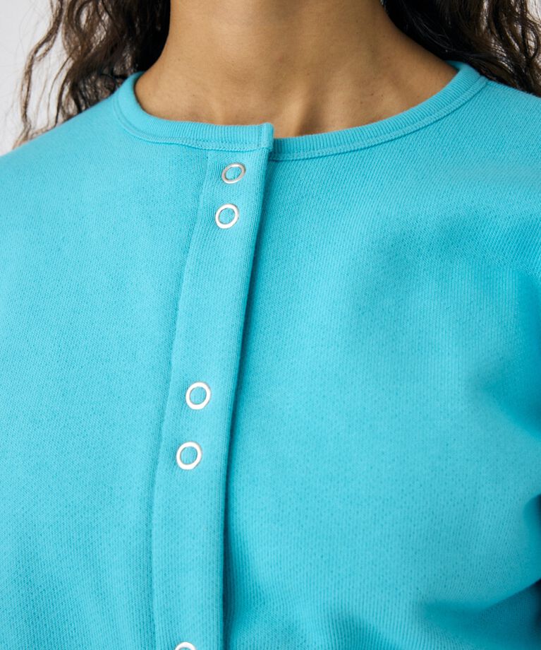 MOUSSY「CURVE SLEEVE TERRY カーディガン」|カーディガン|