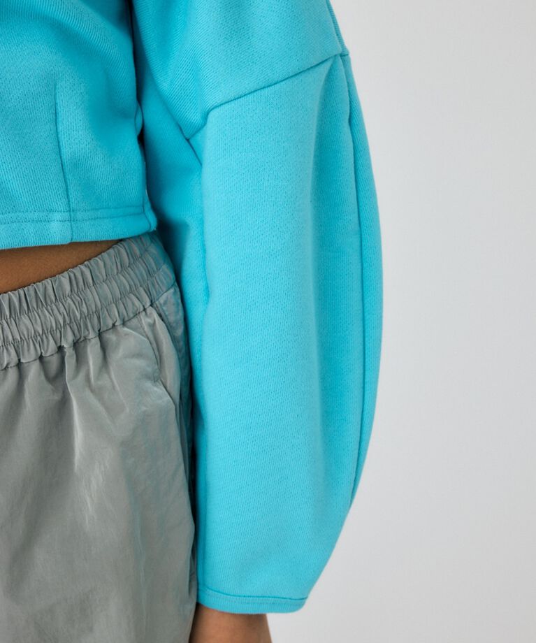 MOUSSY「CURVE SLEEVE TERRY カーディガン」|カーディガン|