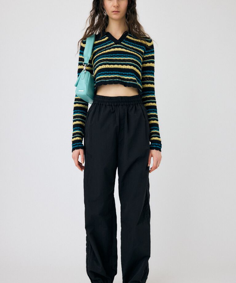 MOUSSY「CODE NYLON パンツ」|その他|BLK