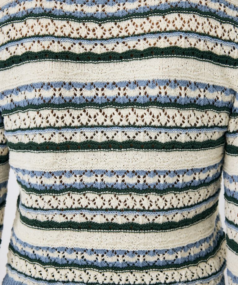 MOUSSY「CROCHET SHIRT ニット」|ニット・セーター|