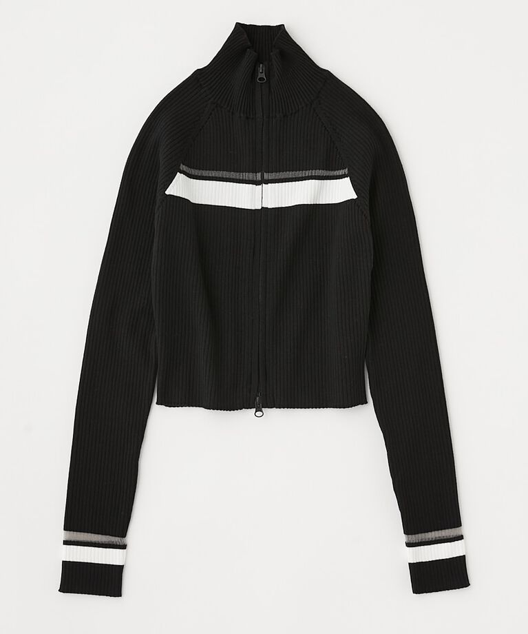 MOUSSY「W ZIP TRUCK ニット」|ニット・セーター|