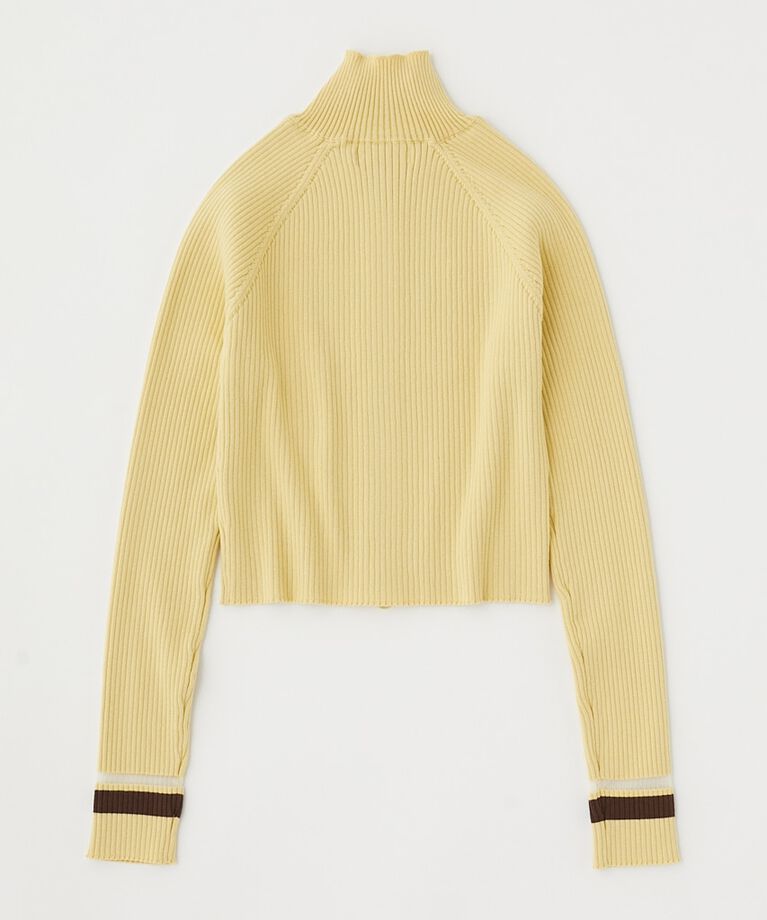 MOUSSY「W ZIP TRUCK ニット」|ニット・セーター|