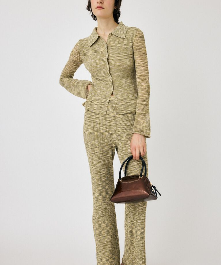 MOUSSY「MULTI BORDER ニットパンツ」|その他|