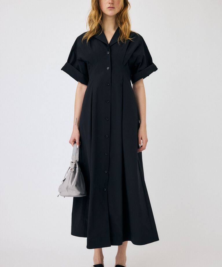 MOUSSY「OPEN COLLAR SAFARI ドレス」|ワンピース|