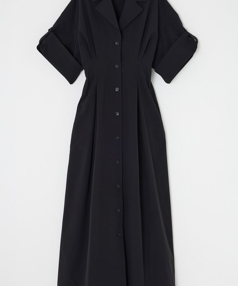 MOUSSY「OPEN COLLAR SAFARI ドレス」|ワンピース|