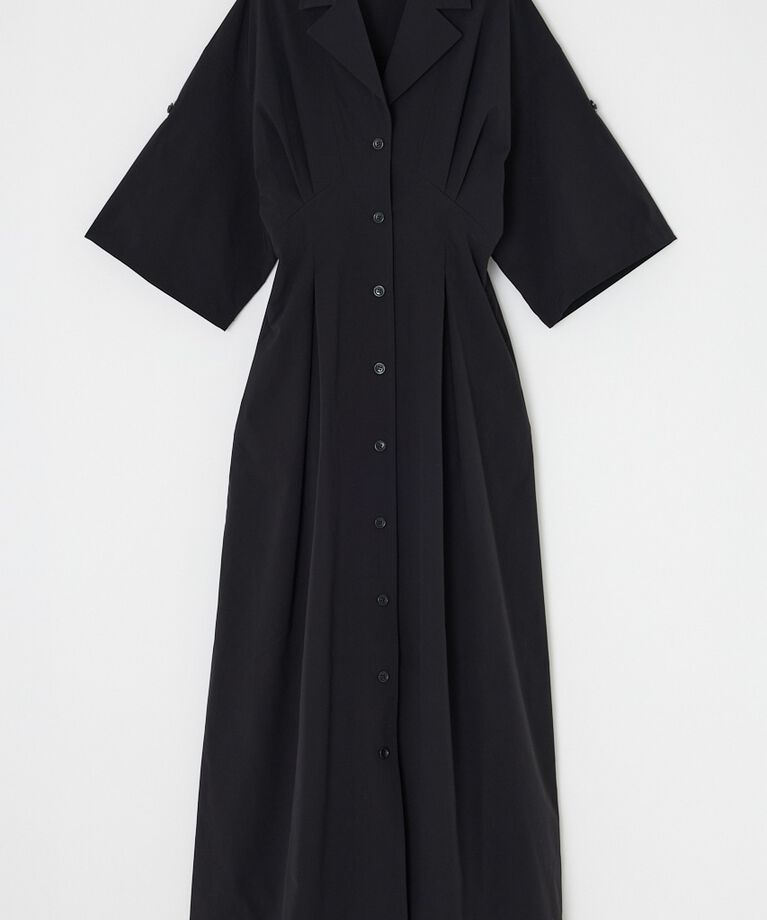 MOUSSY「OPEN COLLAR SAFARI ドレス」|ワンピース|
