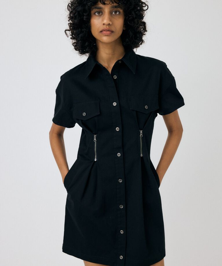 MOUSSY「WAIST ZIP UP ドレス」|ワンピース|