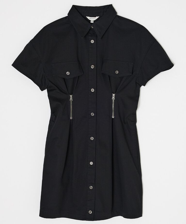 MOUSSY「WAIST ZIP UP ドレス」|ワンピース|