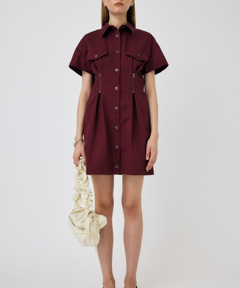 MOUSSY「WAIST ZIP UP ドレス」|ワンピース|