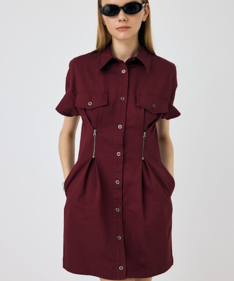 MOUSSY「WAIST ZIP UP ドレス」|ワンピース|