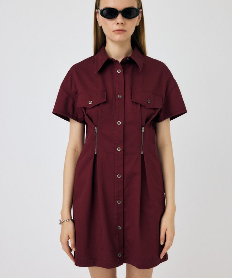 MOUSSY「WAIST ZIP UP ドレス」|ワンピース|