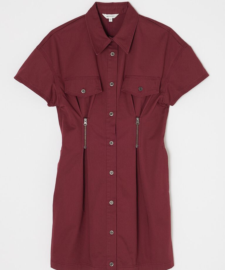 MOUSSY「WAIST ZIP UP ドレス」|ワンピース|