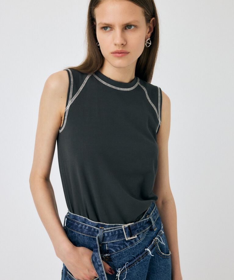 MOUSSY「SLEEVELESS RAGLAN Tシャツ」|その他|