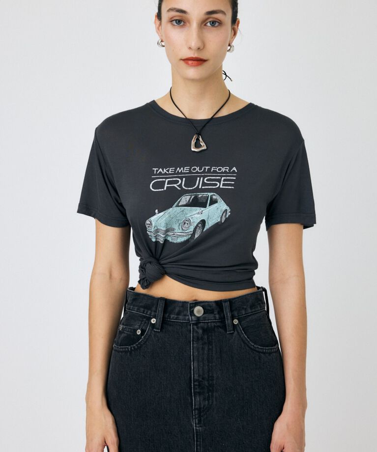 MOUSSY「DAD’S CAR Tシャツ」|Tシャツ・カットソー|