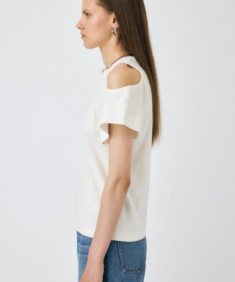 MOUSSY「CUT OUT LOOSE Tシャツ」|Tシャツ・カットソー|