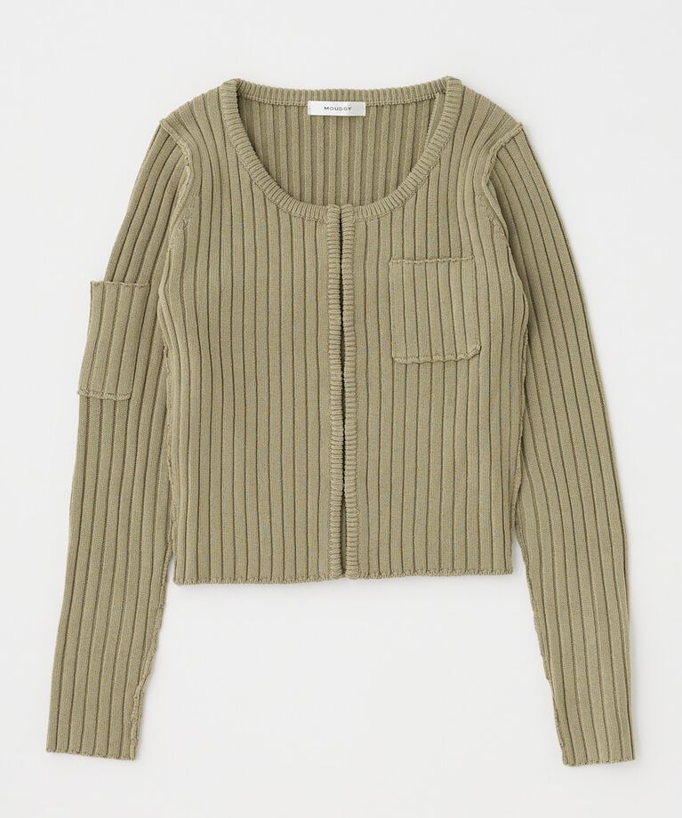 MOUSSY「RIB KNIT CD & タンク」|ニット・セーター|