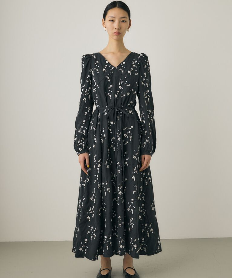 MOUSSY「花柄刺繍ワンピース」|ワンピース|