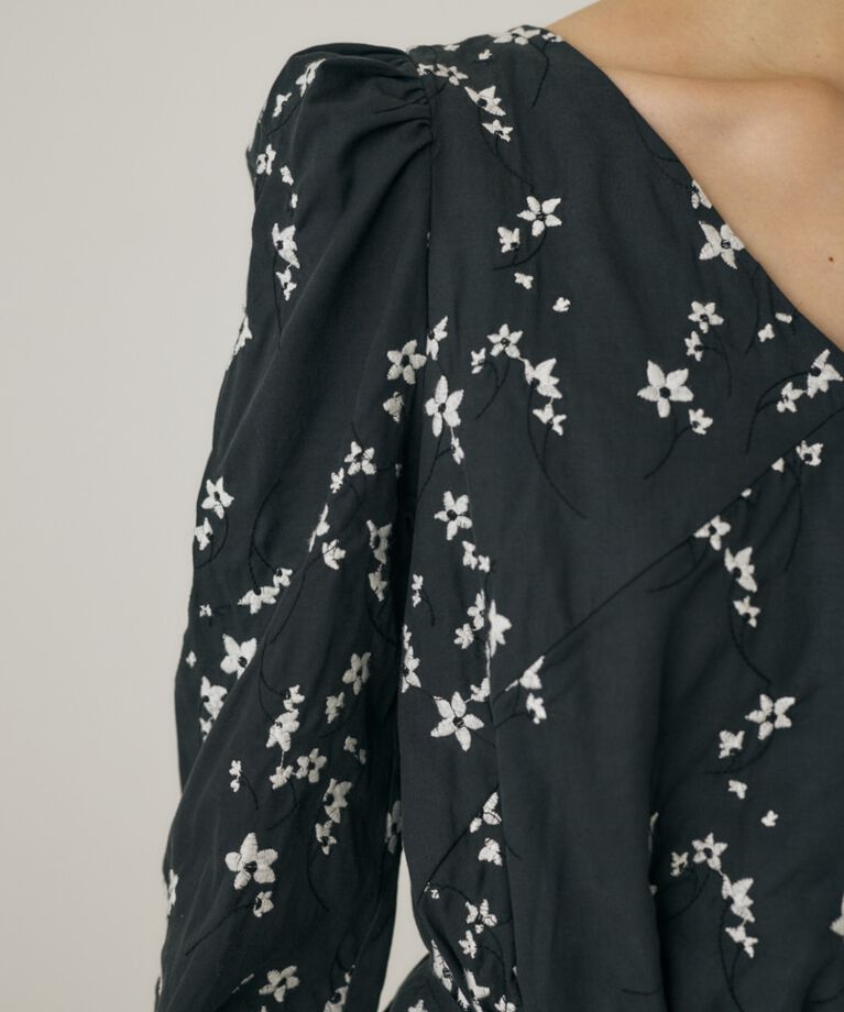 MOUSSY「花柄刺繍ワンピース」|ワンピース|