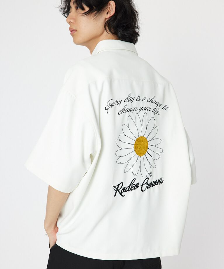 RODEO CROWNS「バックデイジーシャツ」|シャツ・ブラウス|WHT