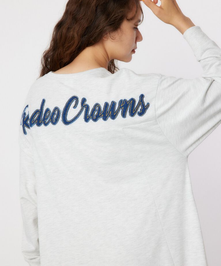 RODEO CROWNS「デニムアップリケロゴワンピース」|ワンピース|