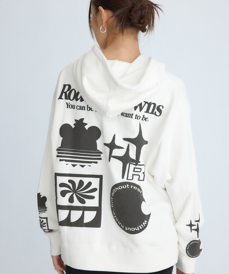 RODEO CROWNS「M.I フーディー」|パーカー|O/WHT1