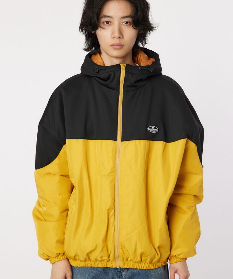 RODEO CROWNS「bicolor hooded ジャケット」|ブルゾン・スタジャン|