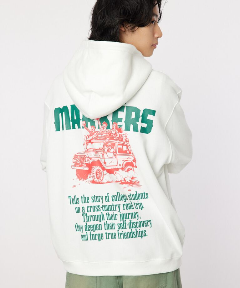 RODEO CROWNS「MILE MARKERS フーディー」|パーカー|O/WHT1