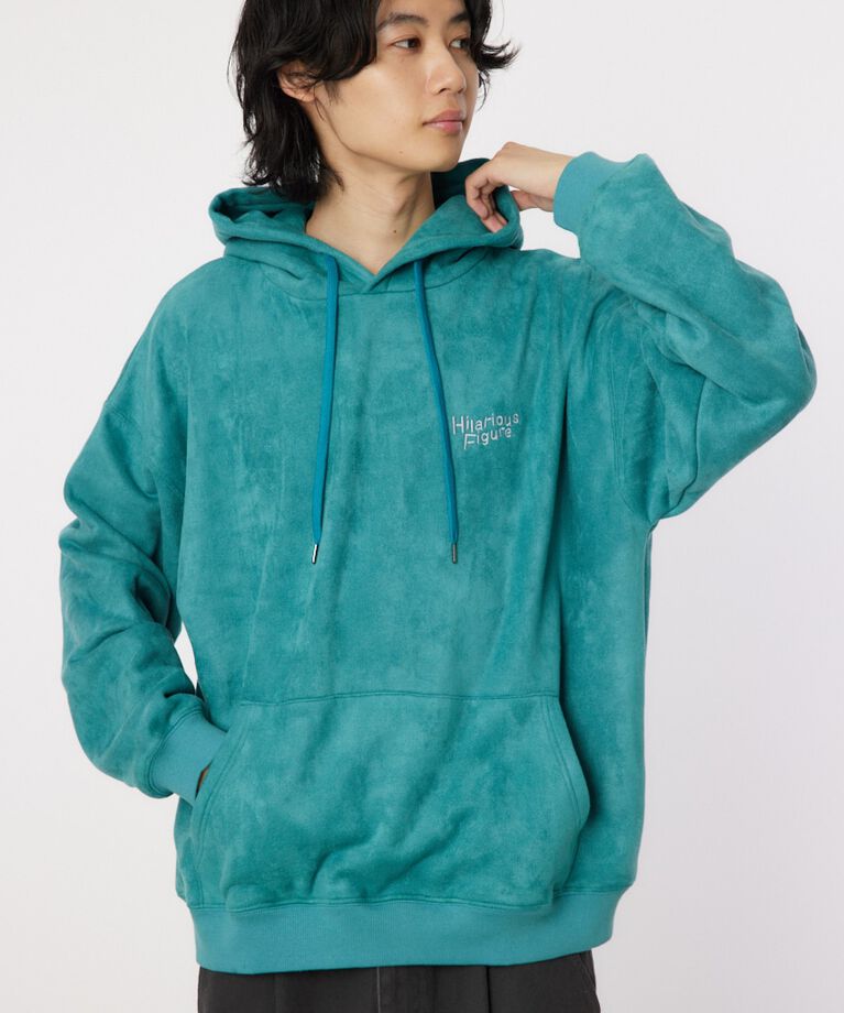 RODEO CROWNS「faux suede backboa フーディー」|パーカー|