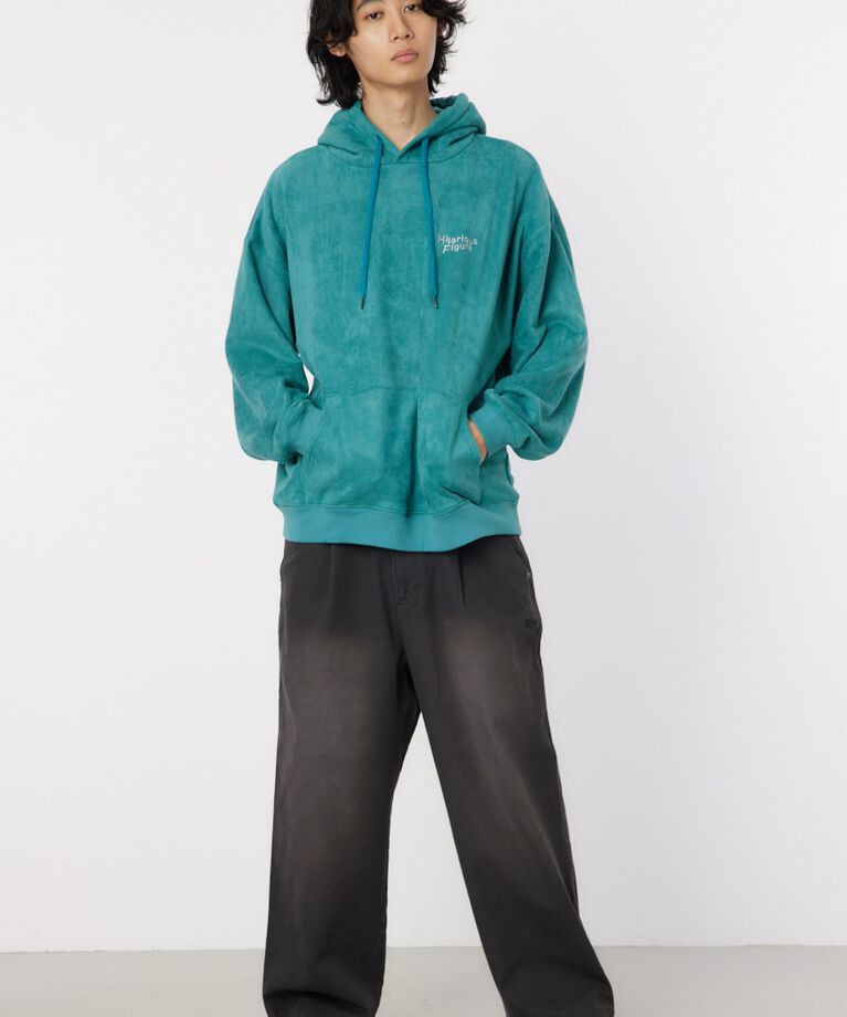 RODEO CROWNS「faux suede backboa フーディー」|パーカー|