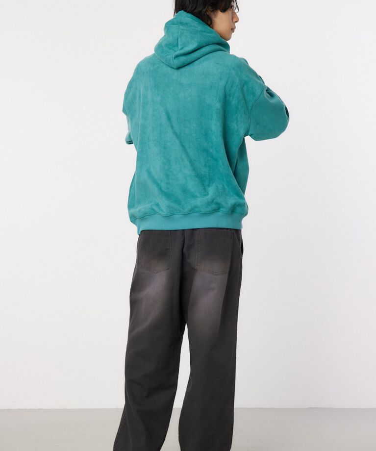 RODEO CROWNS「faux suede backboa フーディー」|パーカー|
