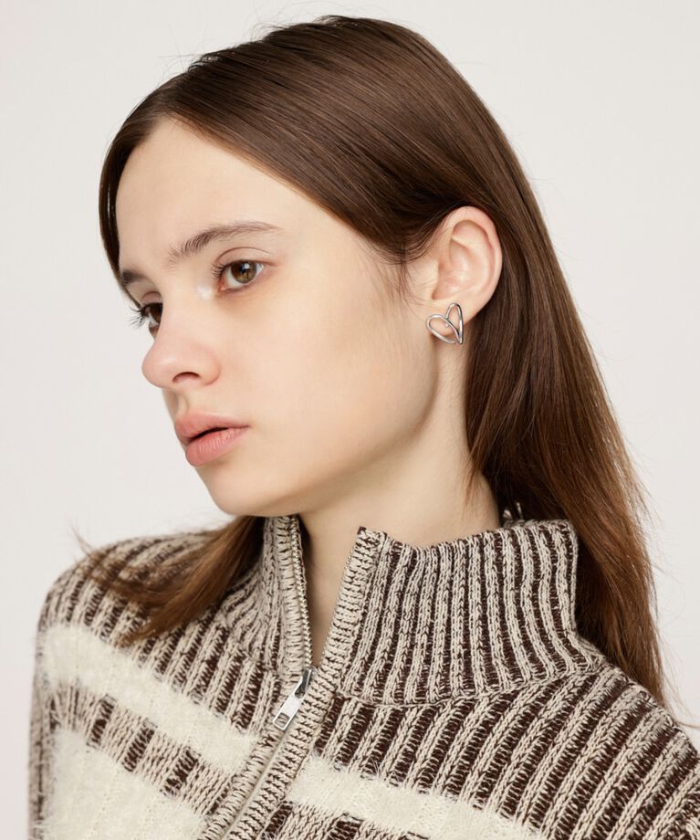 SLY「LINE HEART ピアス」|ピアス|