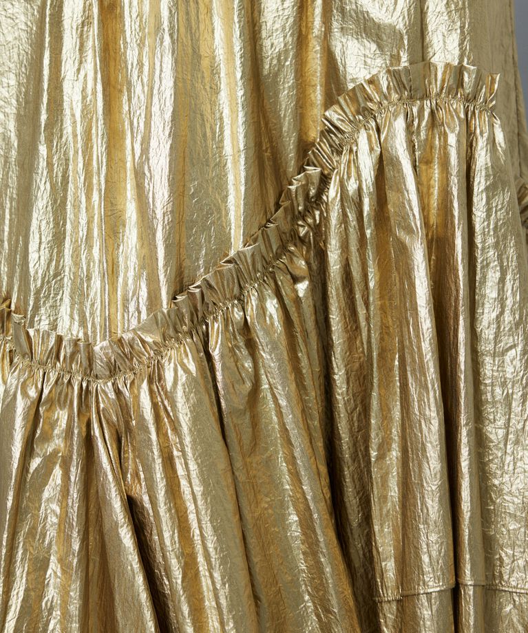 HeRIN.CYE「Metallic long skirt」|スカート|