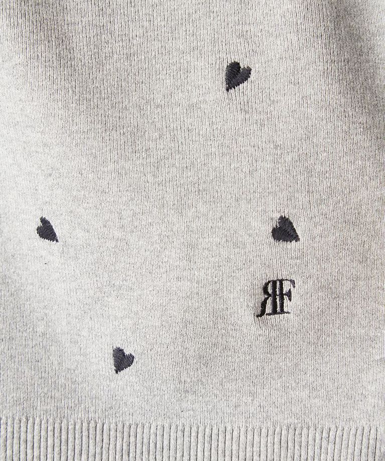 FRAY I.D「2wayパフスリーブハートニットプルオーバー」|ニット・セーター|