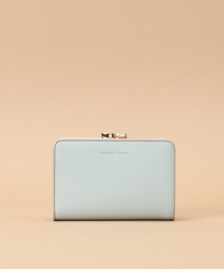 Samantha Thavasa「シンプルバイカラー口金折財布」|財布|