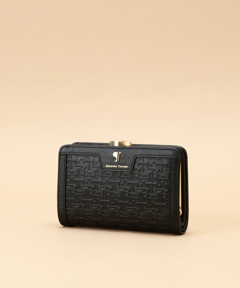 Samantha Thavasa「Pomme d'espoir ポムディスポワール 型押し口金折財布」|財布|
