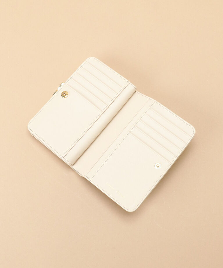 Samantha Thavasa「Pomme d'espoir ポムディスポワール 型押し口金折財布」|財布|