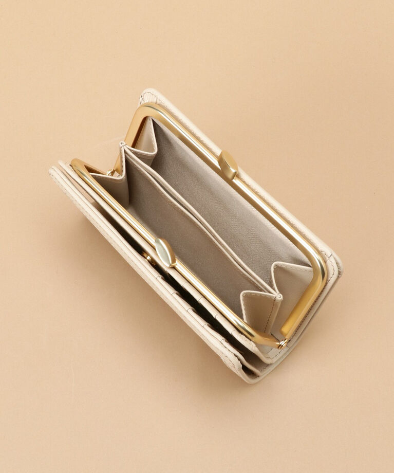 Samantha Thavasa「Pomme d'espoir ポムディスポワール 型押し口金折財布」|財布|