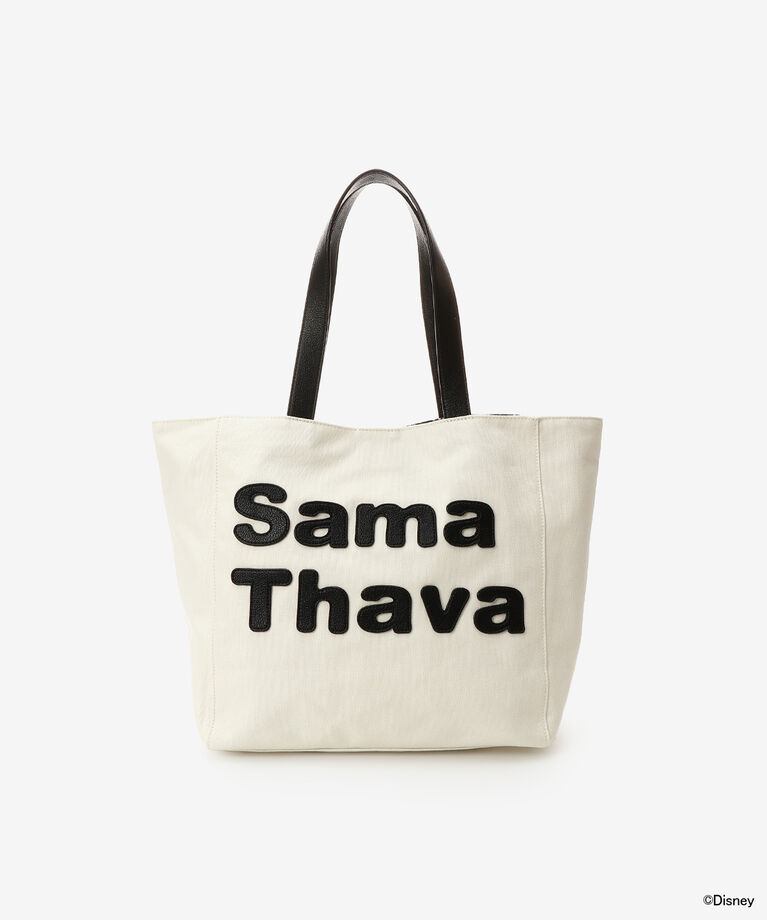 Samantha Thavasa「『101匹わんちゃん』コレクション　サマタバパッチワークトート」|トートバッグ|エクリュ