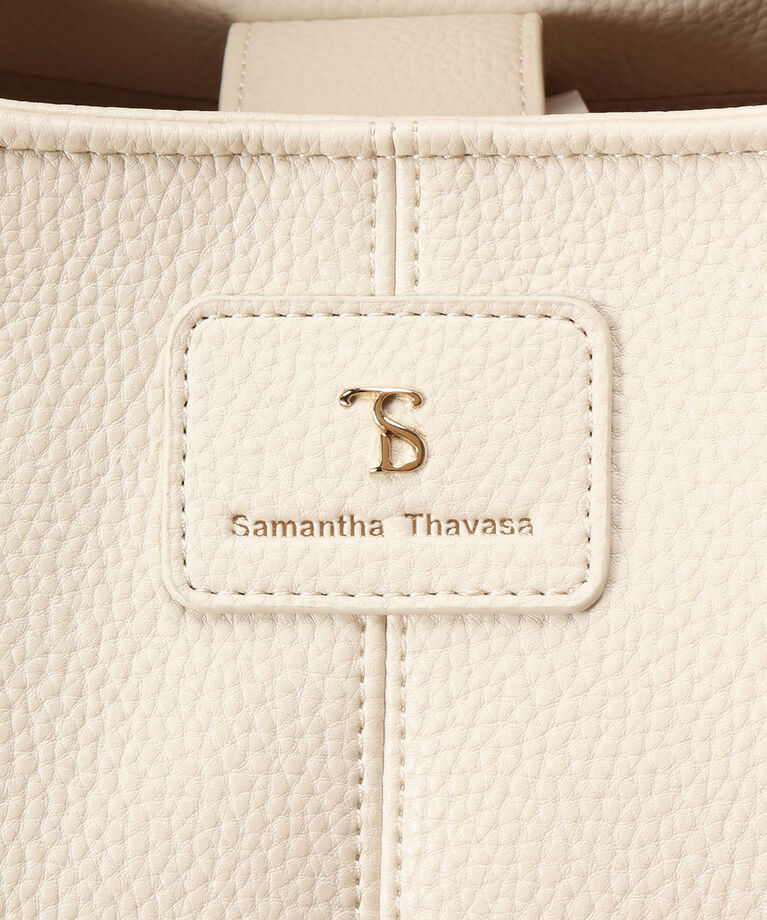 Samantha Thavasa「タックワンハンドルバッグ 大サイズ」|ハンドバッグ|