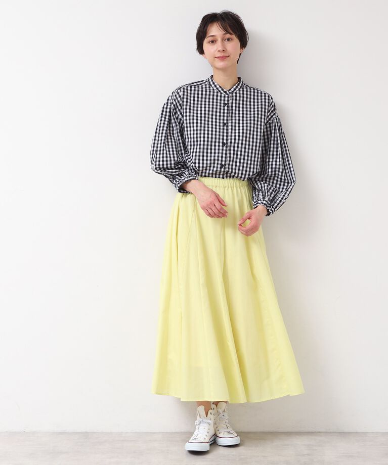 Dessin「【洗える・4サイズ展開】バンドカラーシャツ（XS～L）」|シャツ・ブラウス|