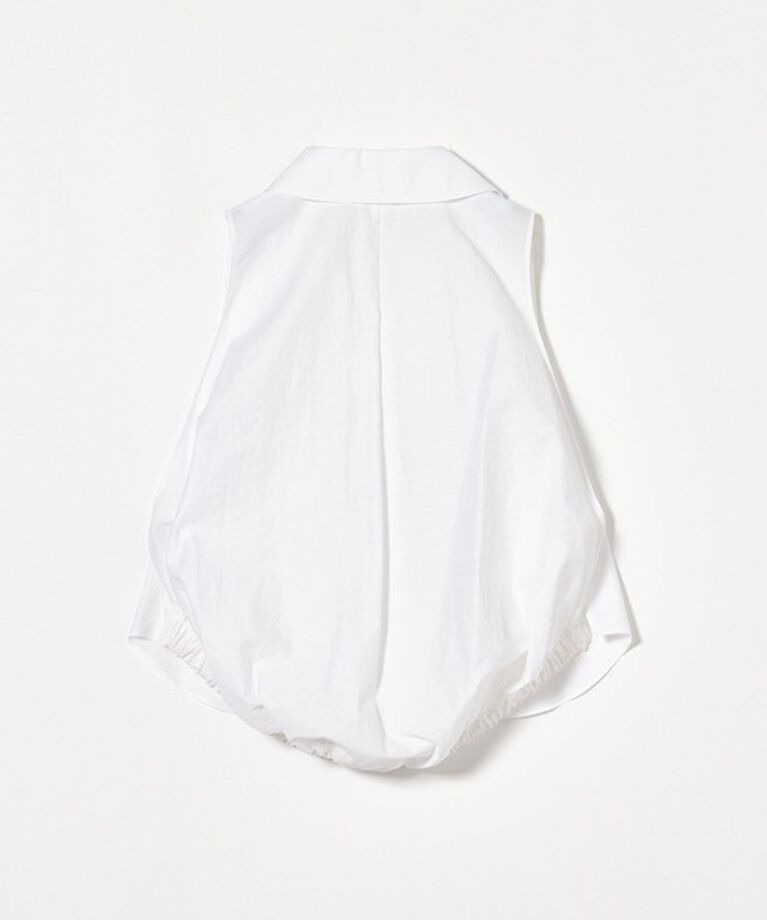 ASTRAET「＜ASTRAET＞バックギャザー スキッパー ノースリーブブラウス」|シャツ・ブラウス|