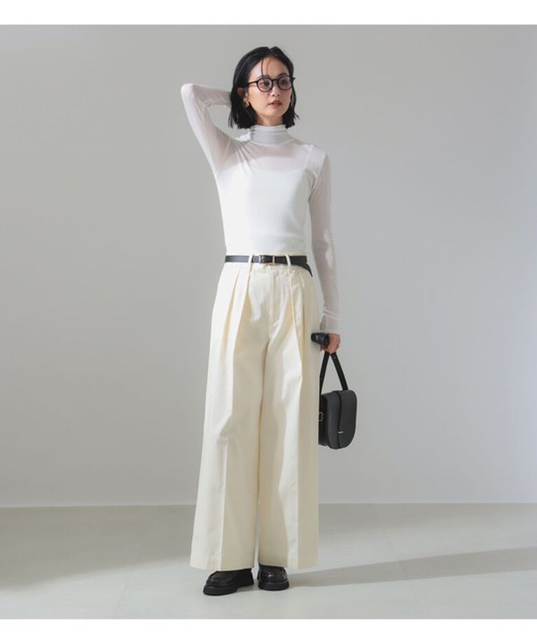 Demi-Luxe BEAMS 「フライス タートルネックプルオーバー」|Tシャツ・カットソー|