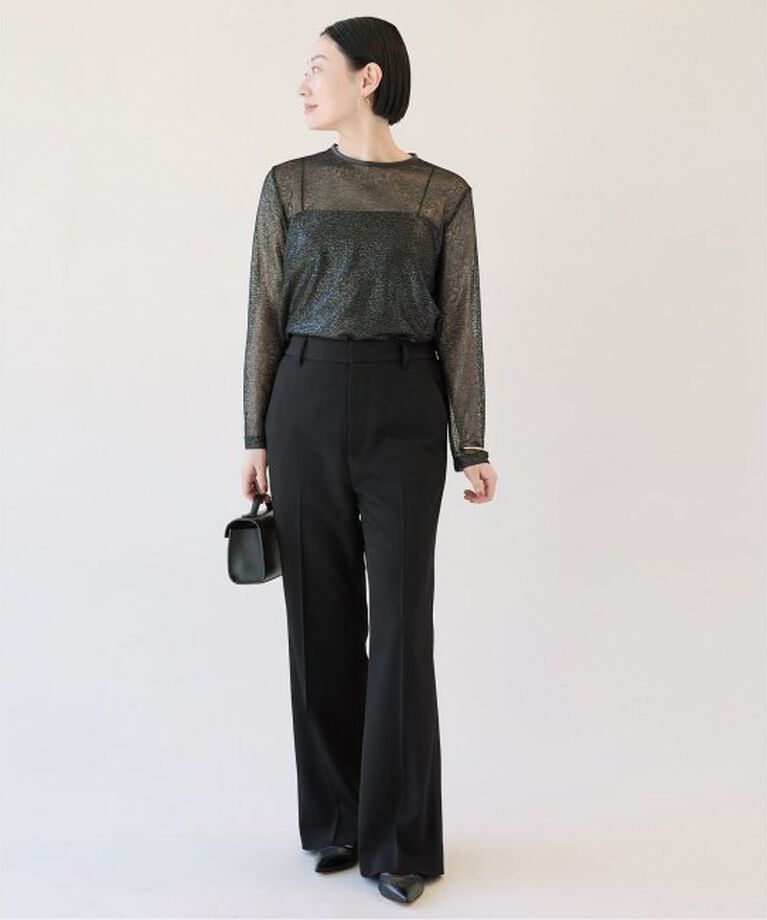 VERMEIL par iena「TAツイルストレートパンツ」|スラックス|